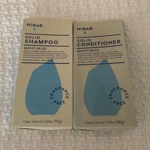 NWT HiBAR Solid Shampoo & Conditioner Moisturize Set